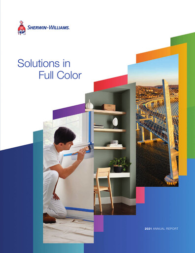 Thumbnail Sherwin-Williams Annual Report 2021