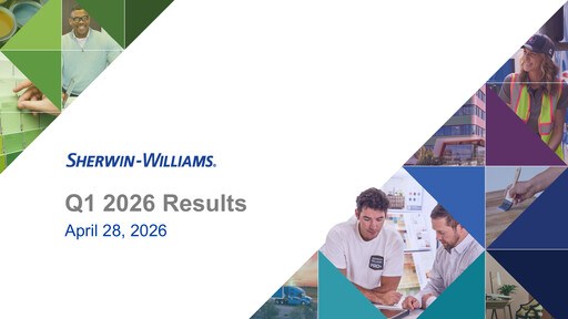 Thumbnail Sherwin-Williams Quarterly Report 2026-q1