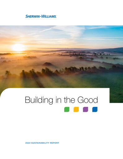 Thumbnail Sherwin-Williams Sustainability Report 2020