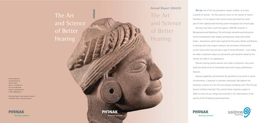 Thumbnail Sonova Annual Report 2004-2005