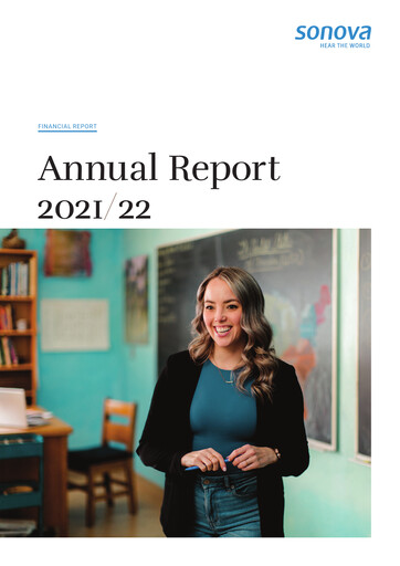 Thumbnail Sonova Annual Report 2021-2022