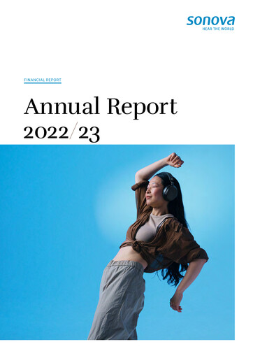 Thumbnail Sonova Annual Report 2022-2023