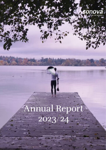 Thumbnail Sonova Annual Report 2023-2024