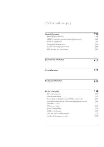 Thumbnail Sonova ESG Report 2024-2025
