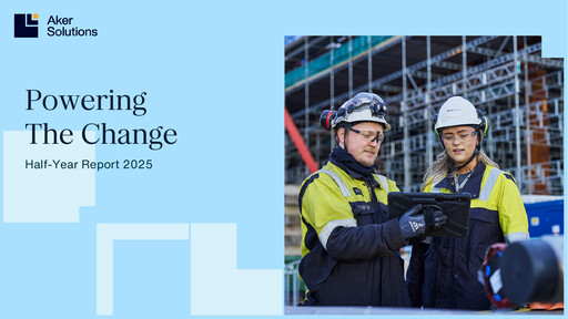 Thumbnail Aker Solutions ASA  Half-year Report 2025-h1