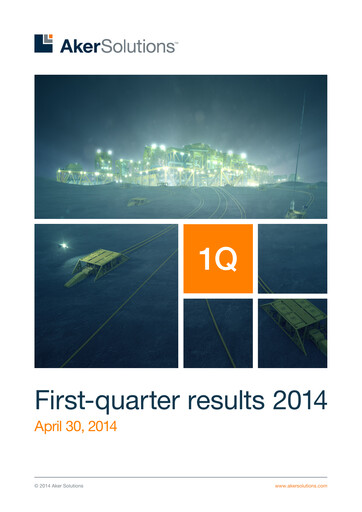 Thumbnail Aker Solutions ASA  Quarterly Report 2014-q1