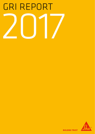 Thumbnail Sika Sustainability Report 2017