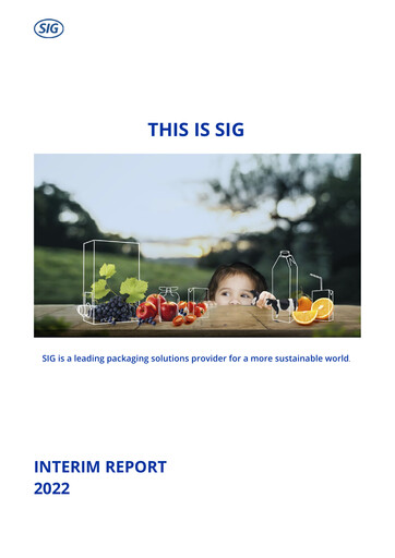 Thumbnail SIG Combibloc Half-year Report 2022-h1