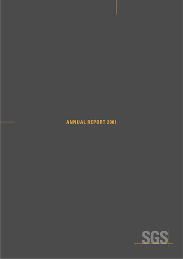 Thumbnail SGS Annual Report 2001
