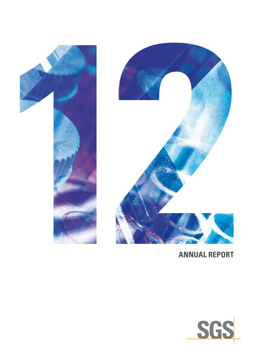 Thumbnail SGS Annual Report 2012