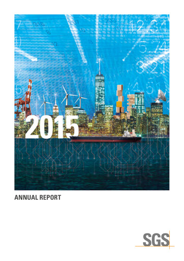 Thumbnail SGS Annual Report 2015