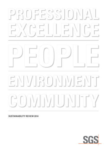 Thumbnail SGS Sustainability Report 2014