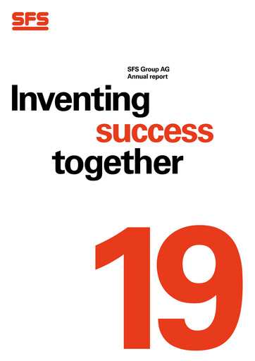 Thumbnail SFS Group Annual Report 2019