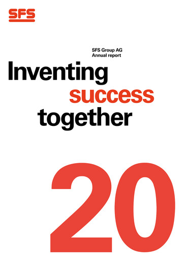 Thumbnail SFS Group Annual Report 2020