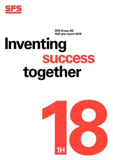 Thumbnail SFS Group Half-year Report 2018-h1