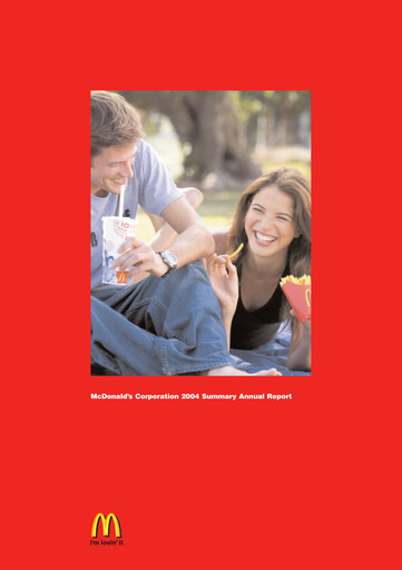 Thumbnail McDonald Annual Report 2004