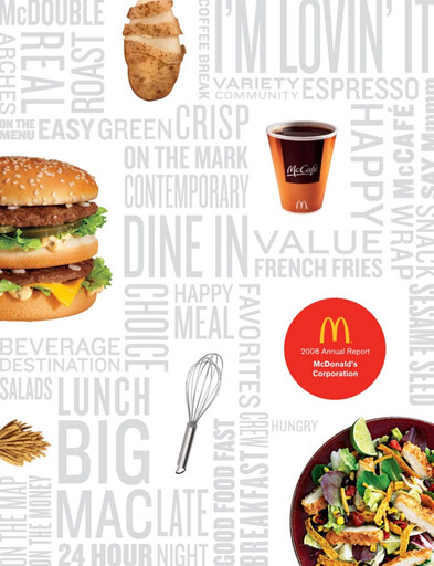Thumbnail McDonald Annual Report 2008