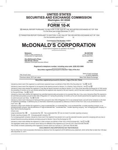 Thumbnail McDonald Annual Report 2017