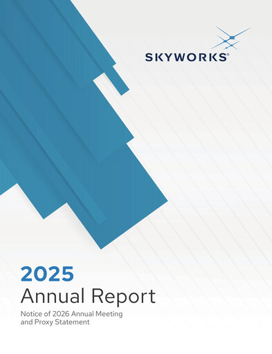 Thumbnail Skyworks Solutions
 Annual Report 2025