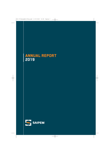 Thumbnail Saipem Annual Report 2019