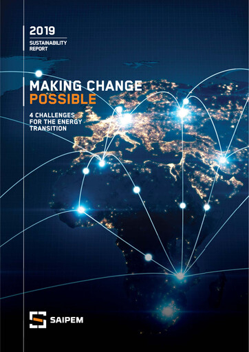 Thumbnail Saipem Sustainability Report 2019