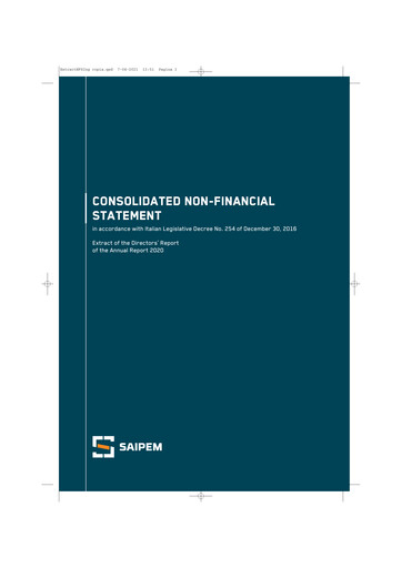 Thumbnail Saipem Sustainability Report 2020