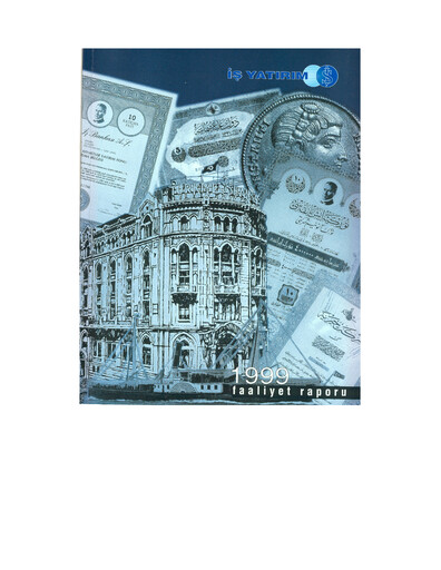 Thumbnail Is Yatirim Menkul Degerler Anonim Sirketi Annual Report 1999