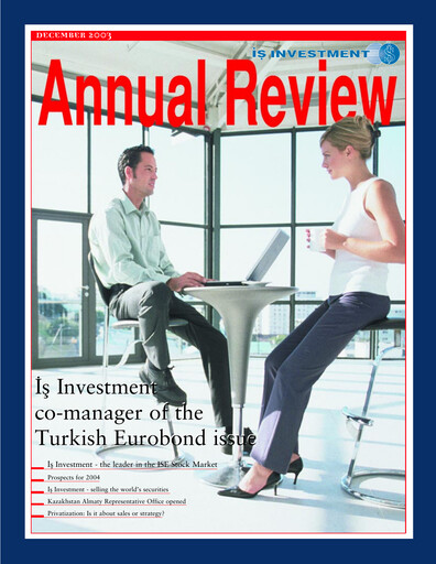 Thumbnail Is Yatirim Menkul Degerler Anonim Sirketi Annual Report 2003