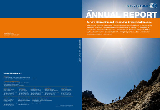 Thumbnail Is Yatirim Menkul Degerler Anonim Sirketi Annual Report 2008