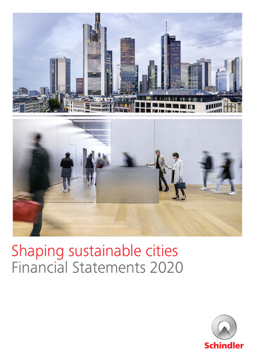 Miniature Schindler Group Bilan financier 2020