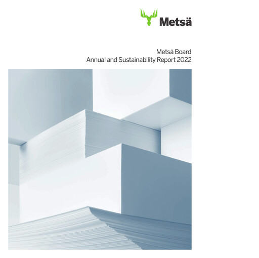 Thumbnail Metsä Board Annual Report 2022