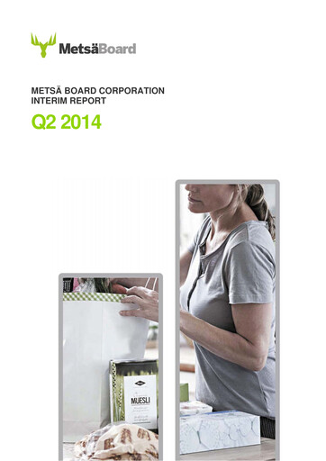Thumbnail Metsä Board Half-year Report 2014-h1