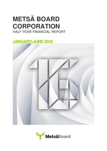Thumbnail Metsä Board Half-year Report 2016-h1