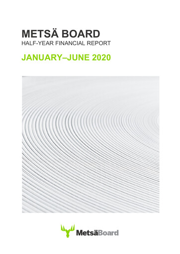Thumbnail Metsä Board Half-year Report 2020-h1