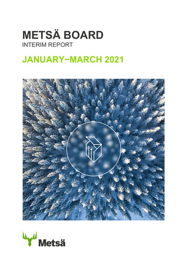 Thumbnail Metsä Board Quarterly Report 2021-q1