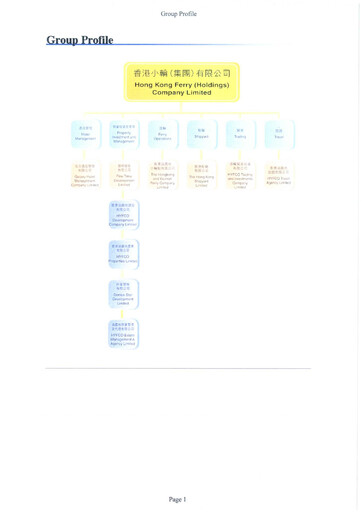 Thumbnail Hong Kong Ferry Annual Report 1997