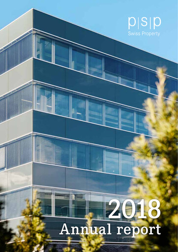 Thumbnail PSP Swiss Property Annual Report 2018