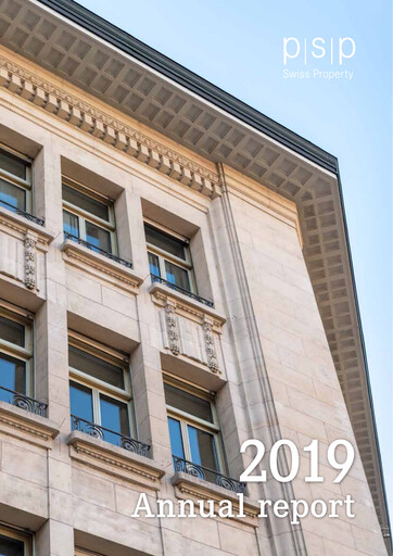 Thumbnail PSP Swiss Property Annual Report 2019