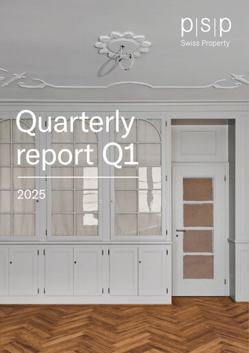 Thumbnail PSP Swiss Property Quarterly Report 2025-q1