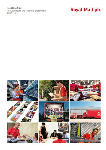 Thumbnail International Distributions Services (Royal Mail) Annual Report 2013-2014