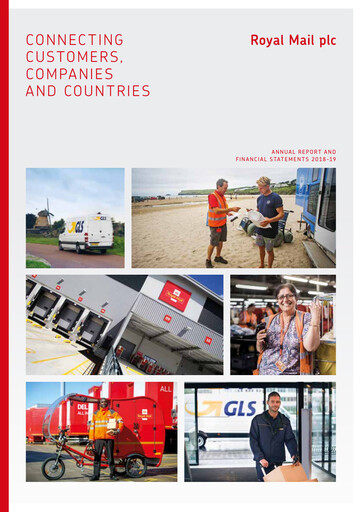 Thumbnail International Distributions Services (Royal Mail) Annual Report 2018-2019