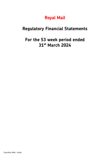 Thumbnail International Distributions Services (Royal Mail) Financial Statement 2023-2024