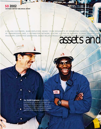 Thumbnail Southern Company Annual Report 2002