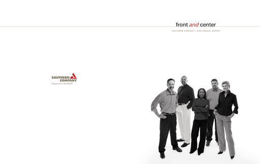 Thumbnail Southern Company Annual Report 2005