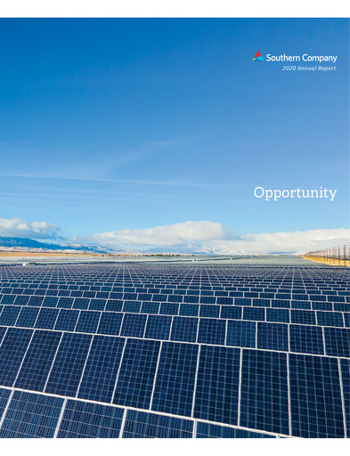Thumbnail Southern Company Annual Report 2020