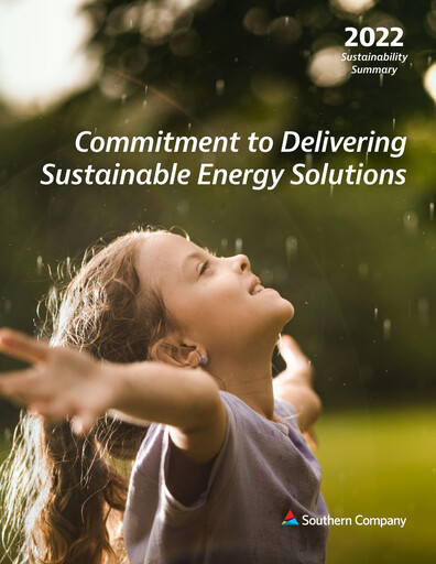 Thumbnail Southern Company Sustainability Report 2022