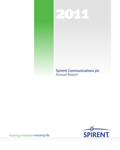 Thumbnail Spirent Annual Report 2011