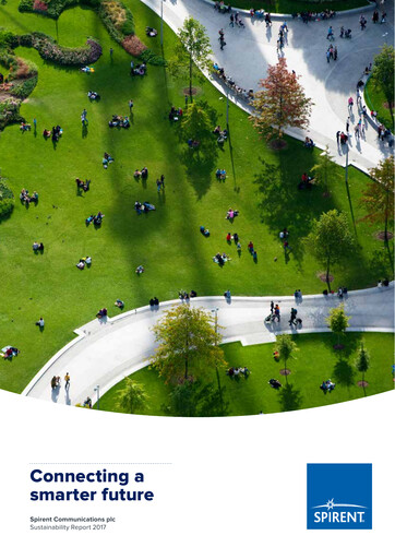 Thumbnail Spirent Sustainability Report 2017