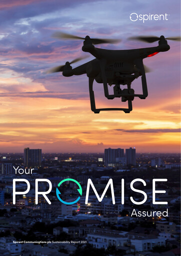 Thumbnail Spirent Sustainability Report 2021