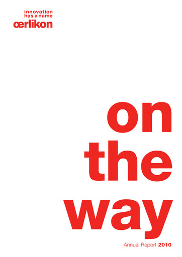 Thumbnail OC Oerlikon Annual Report 2010